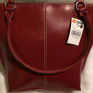 Leather Red Gorgeous Hand bag